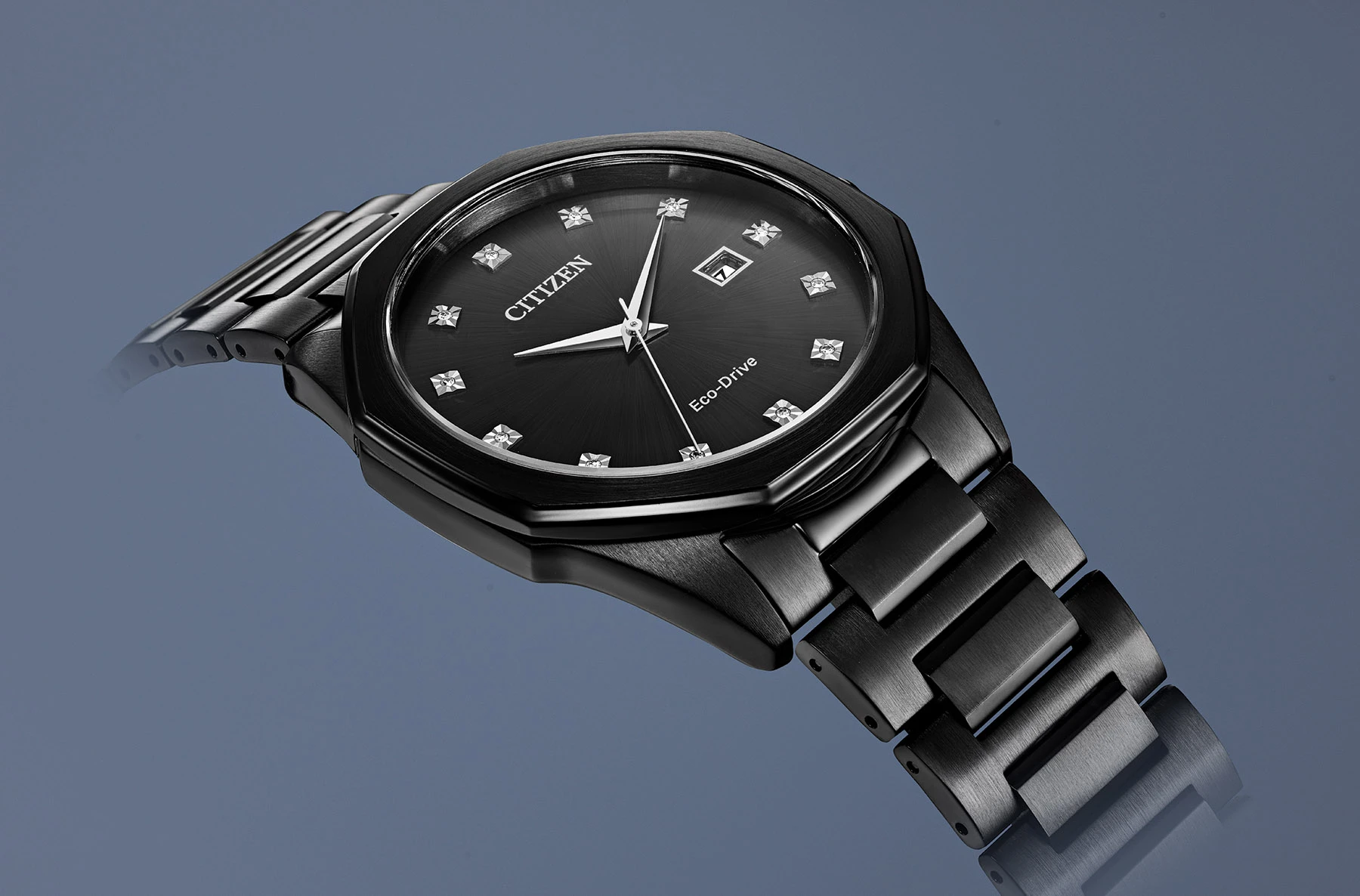 Corso Black Dial Stainless Steel Bracelet BM7495-59G | CITIZEN